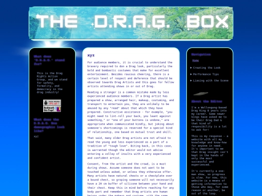 etiquette screenshot