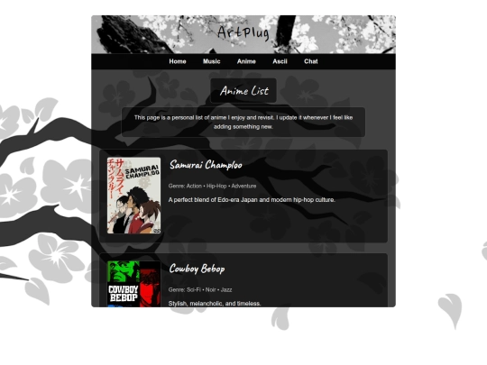 Website screenshot