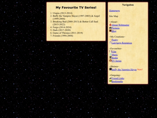 Pages/FavShows screenshot