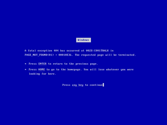 not_found screenshot
