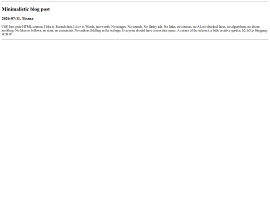 FCCblog screenshot