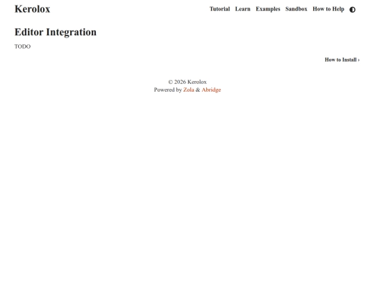 learn/editors screenshot
