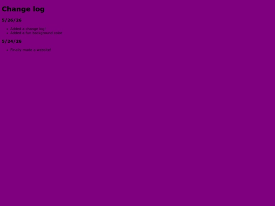 changelog screenshot