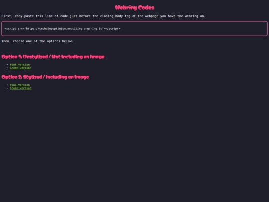 pages/webring/codes screenshot