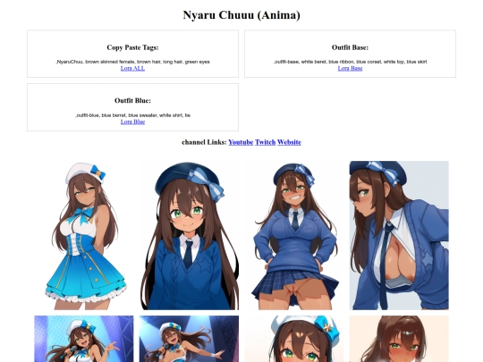 Nyaru/Page screenshot