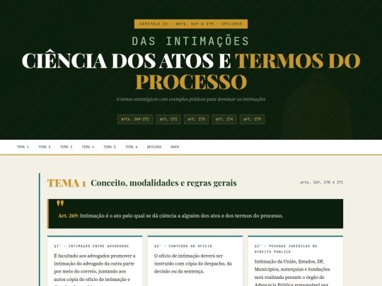 CPC ATOS PROCESSUAIS/intimaoes screenshot