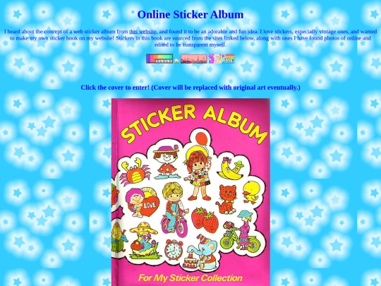 funstuff/stickeralbum/cover screenshot