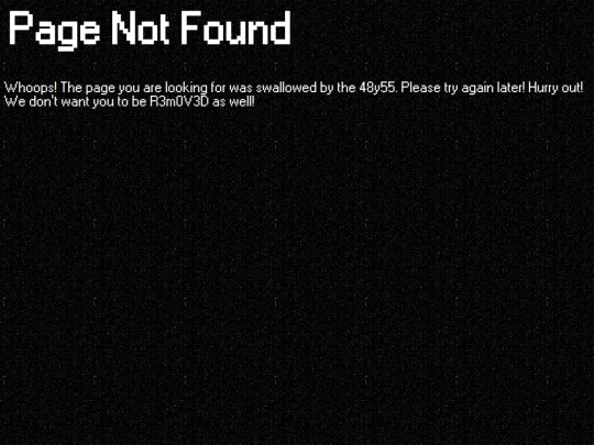not_found screenshot