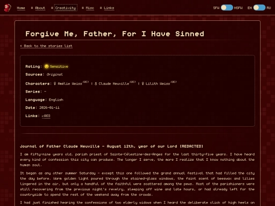 Website screenshot