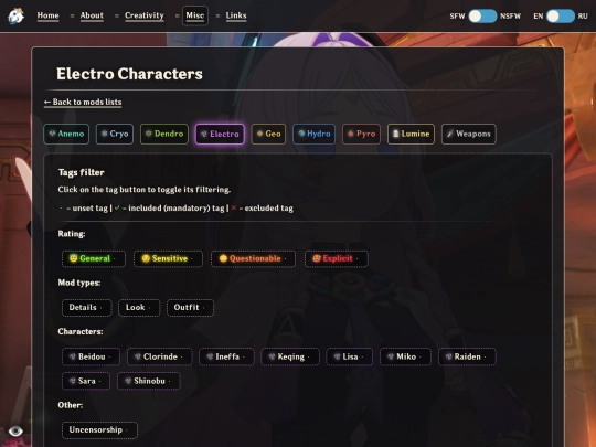 notes/mods/genshin/electro screenshot
