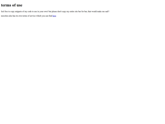 terms screenshot