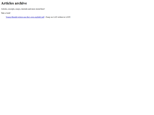 articles screenshot