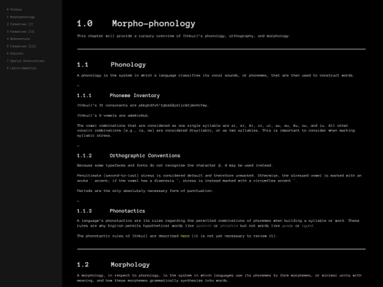 morphophonology screenshot