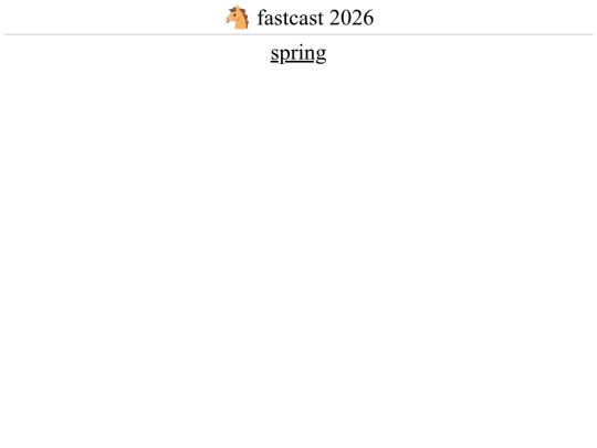 fastcast/2026 screenshot