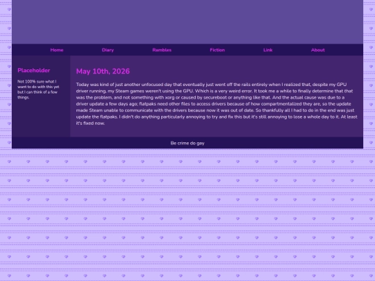 Diary/May 2026/May_10th_2026 screenshot