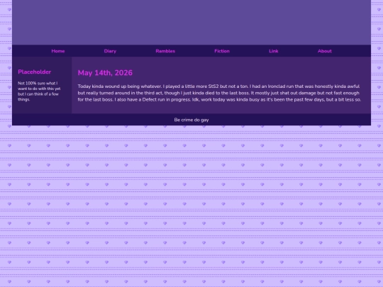 Diary/May 2026/May_14th_2026 screenshot