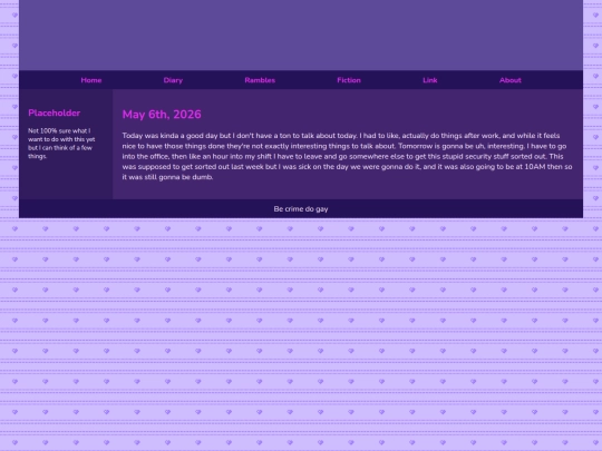 Diary/May 2026/May_6th_2026 screenshot