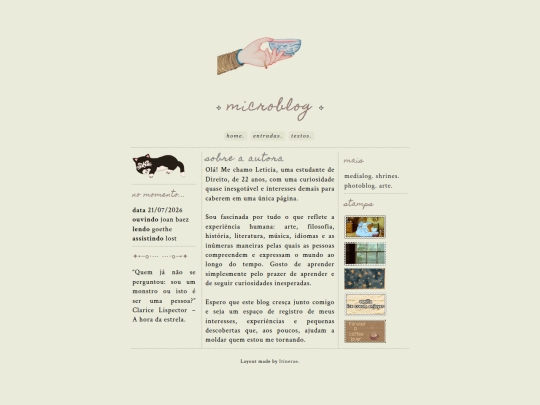 blogandtexts screenshot