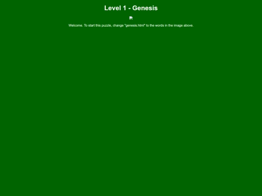 tutorial/genesis1 screenshot
