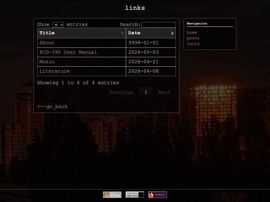 Website screenshot
