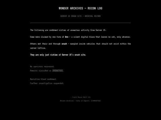 Recon screenshot