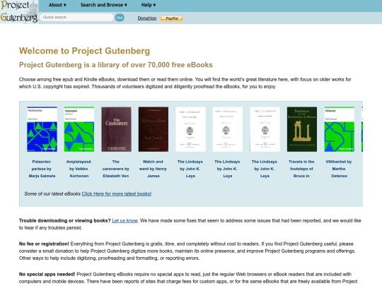 Website screenshot