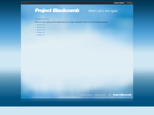 archive screenshot