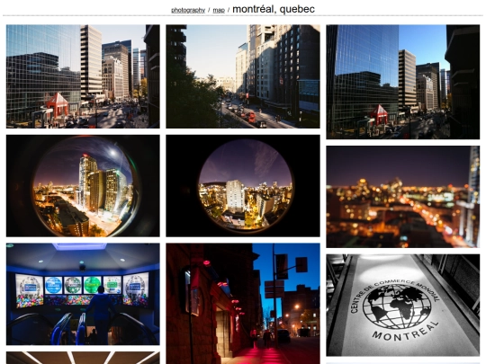 photography/map/montreal screenshot