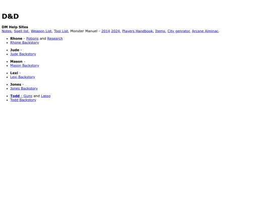 index screenshot