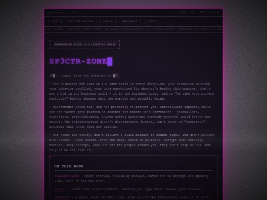 index screenshot