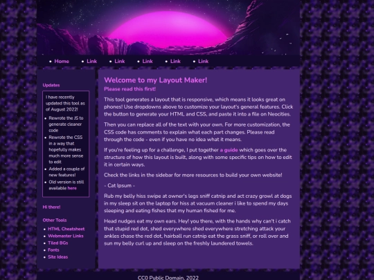 Website screenshot