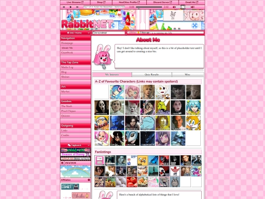 Website screenshot