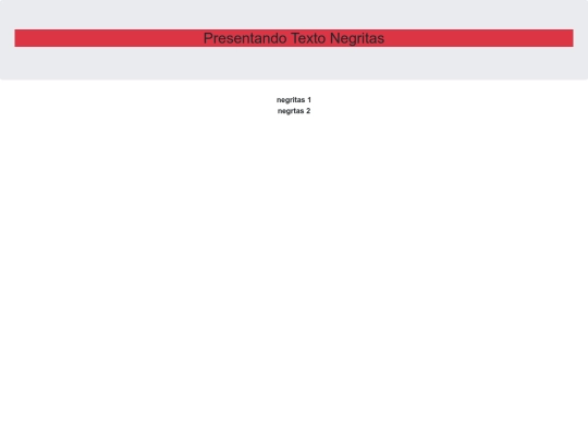 html/textoNegritas screenshot