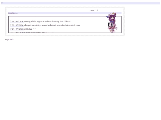 updates screenshot