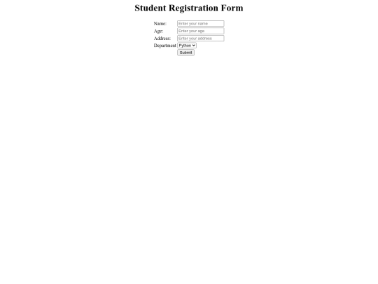 HTML Testings/Form & Table Task-1 screenshot