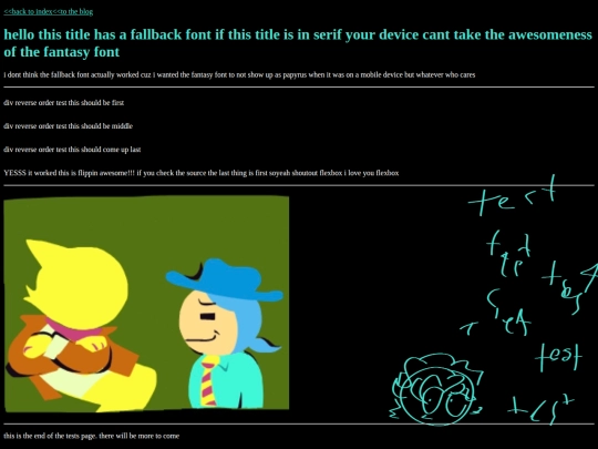 tests screenshot