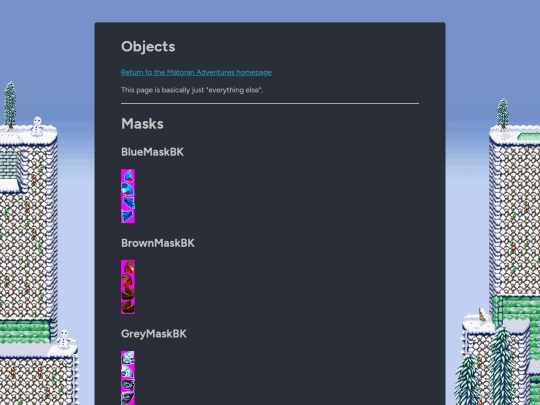 matadv/objects screenshot