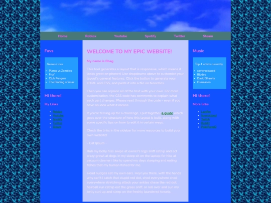 Website screenshot