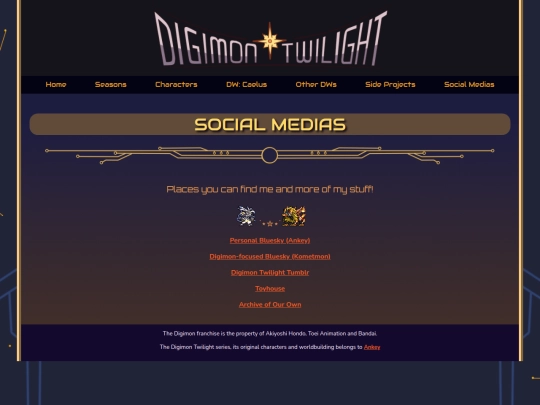socials screenshot