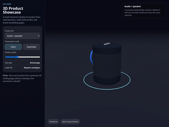samples/gularo screenshot