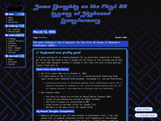 Website screenshot