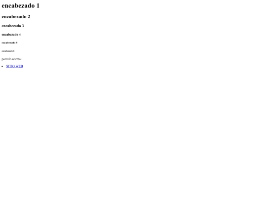 SITIO WEB/encabezados screenshot