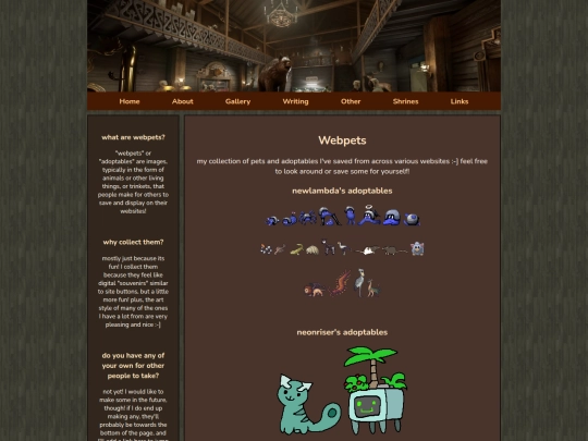 webpets screenshot