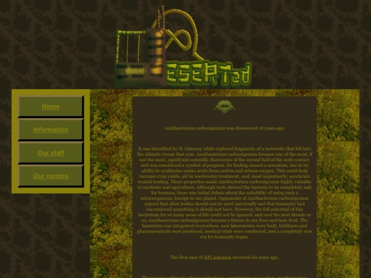 information screenshot