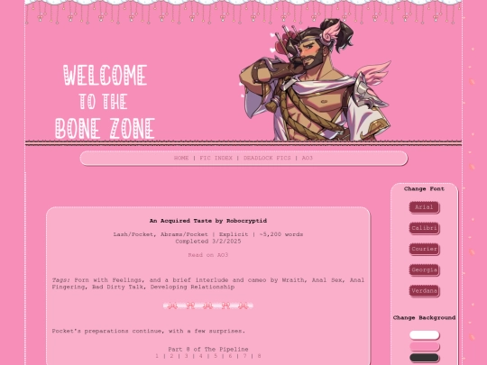 fics/acquiredtaste screenshot