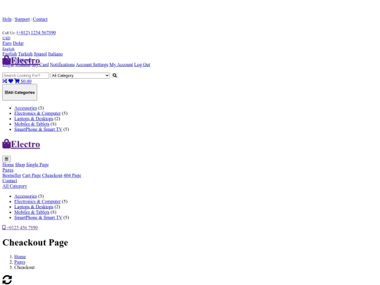 cheackout screenshot