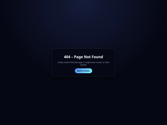not_found screenshot