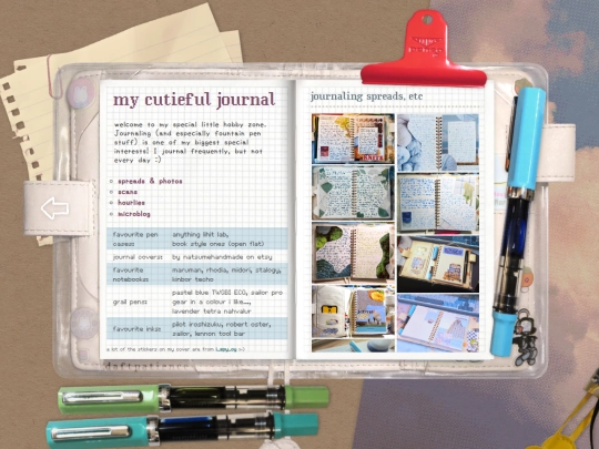 more/journal screenshot