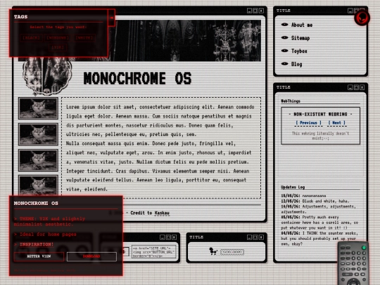 Layouts screenshot