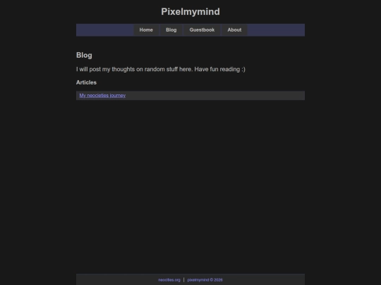 blog screenshot